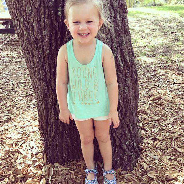 3rd Birthday Tank Top, Young Wild & Three - Bump and Beyond Designs