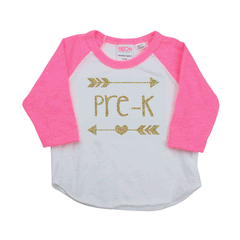Pre-K Shirt First Day of Preschool Shirt for Girls, Back to School Clothes