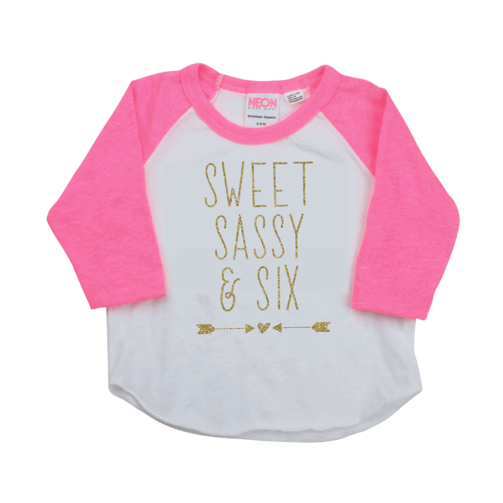 Sixth online birthday shirt