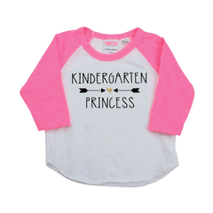 Girls Kindergarten Shirt, Kindergarten Princess 1st Day of School Photo Prop