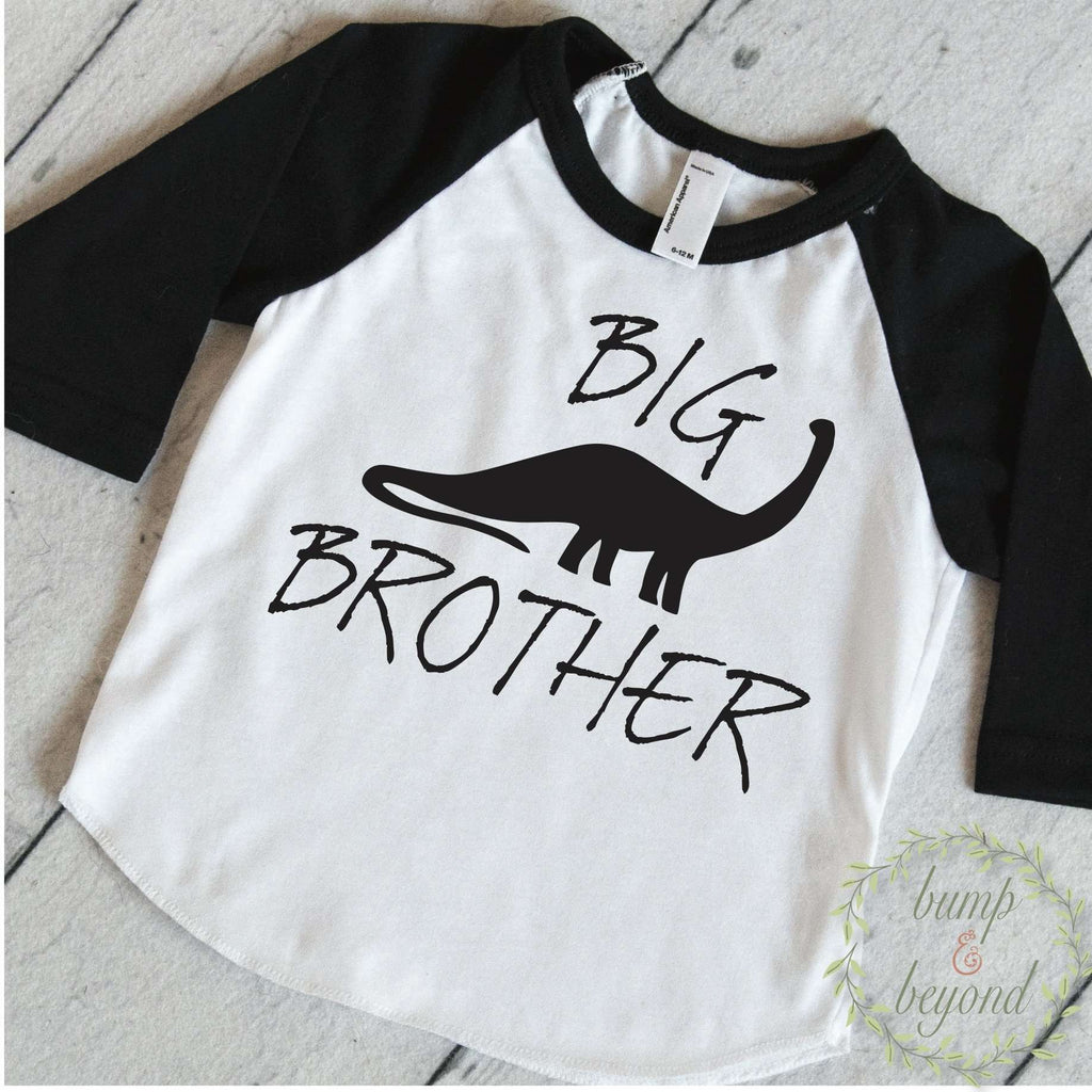 Dinosaur Big Brother Shirt, Dino Big Brother Shirt, Sibling Shirts, Kids Big Brother Little Brother Outfits, Big Brother Gift 320 - Bump and Beyond Designs