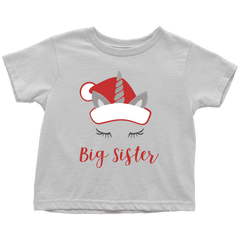 Christmas Big Sister Unicorn Shirt - Bump and Beyond Designs