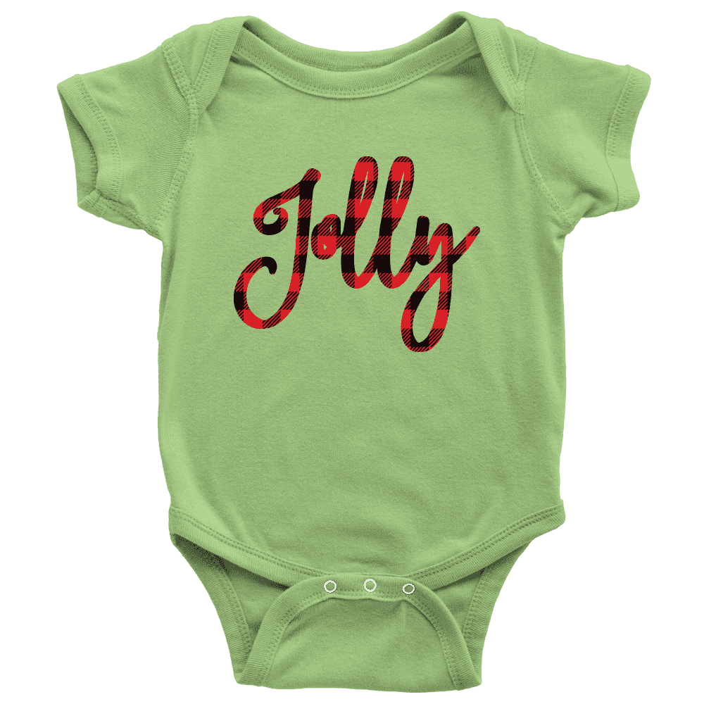 Jolly Onesie, First Christmas Shirt for Baby Boys and Girls - Bump and Beyond Designs