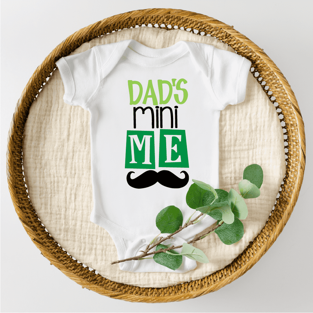 Dad's Mini Me First Father's Day Bodysuit, Father's Day Gift for Daddy ...