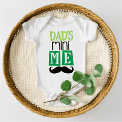 Dad's Mini Me First Father's Day Bodysuit, Father's Day Gift for Daddy