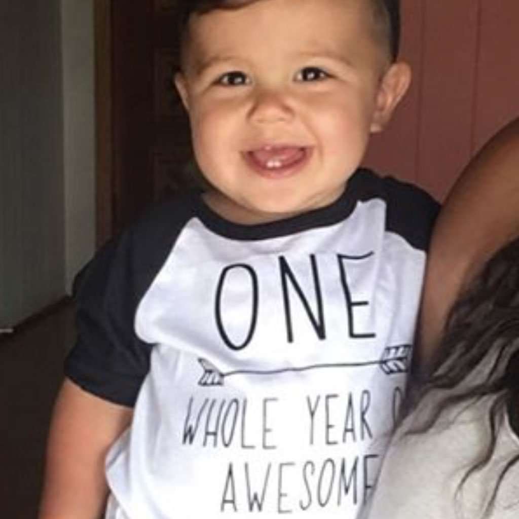 1st Birthday Boy Shirt - One Whole Year of Awesome