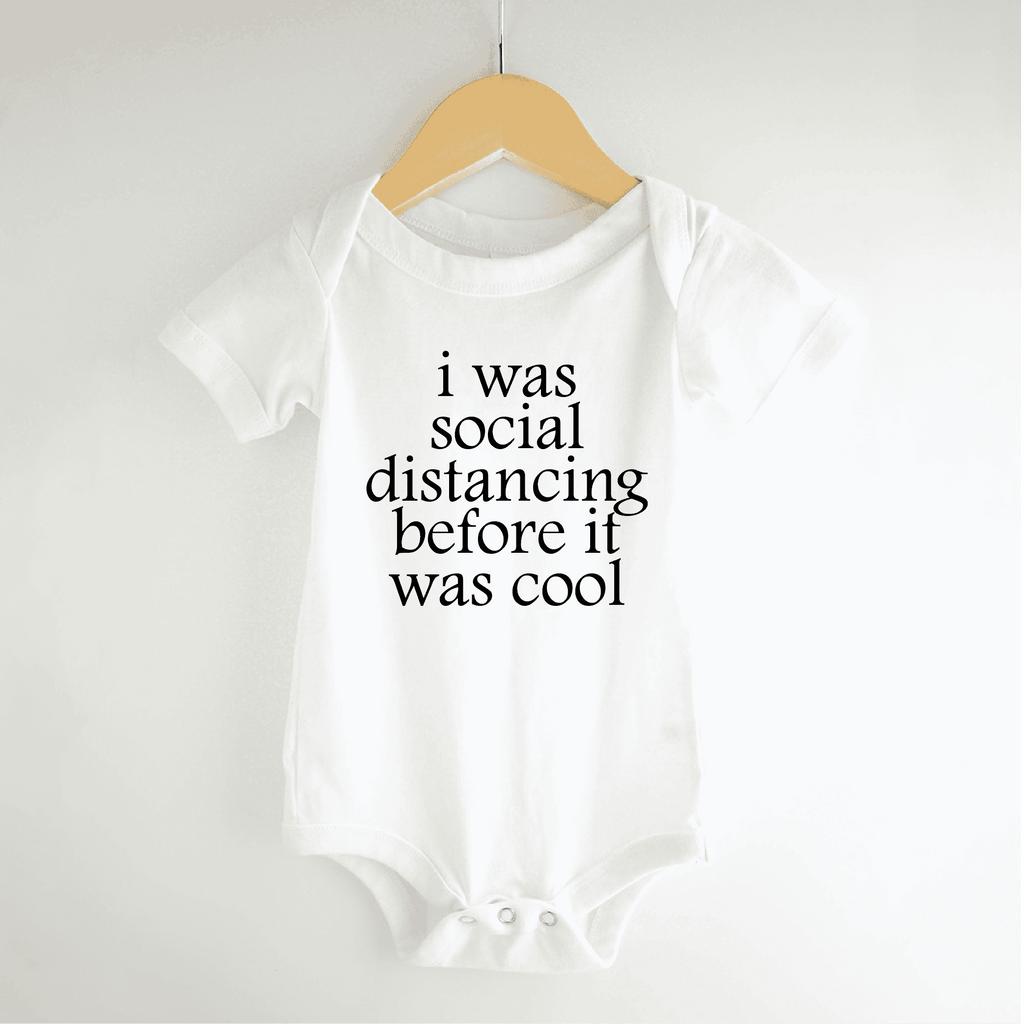 Baby Funny Social Distancing Bodysuit