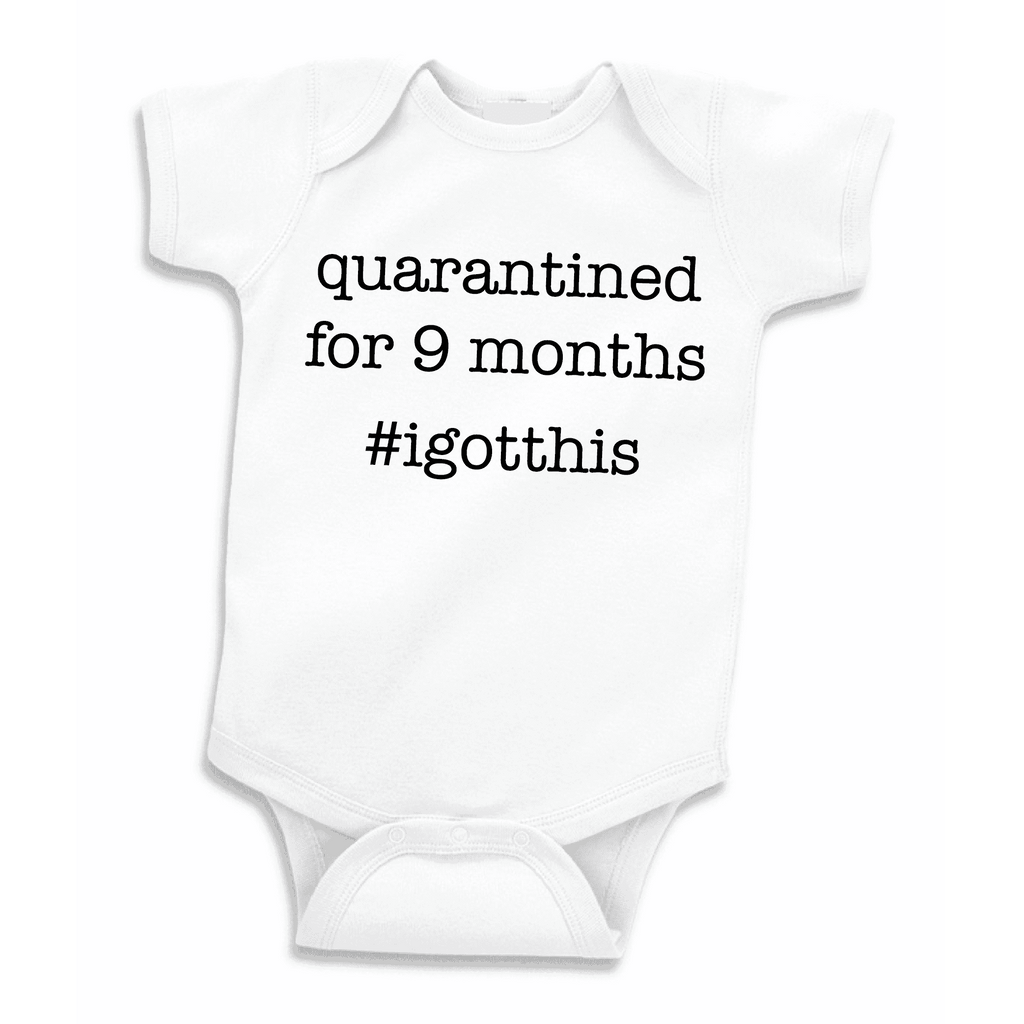 Funny quarantine online baby onesies