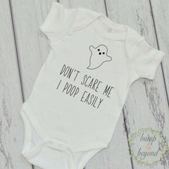 Baby Halloween Funny First Halloween Outfit Baby Halloween Outfit My First Halloween Shirt Ghost Shirt Baby Halloween Shirt 002 - Bump and Beyond Designs
