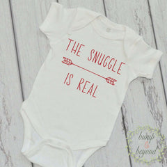 Newborn Outfit The Snuggle Is Real Cool Baby Boy Clothes Hipster Shirt Hipster Baby Clothes Baby Fashion Baby Shower Gift 208 - Bump and Beyond Designs