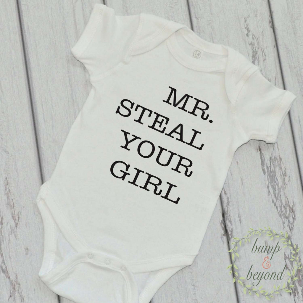 Mr. Steal your Girl Infant Boy Bodysuit - Bump and Beyond Designs