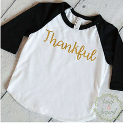 Baby Girl Thanksgiving Outfit, Thanksgiving Shirt Toddler, Kids Thanksgiving Shirts, Thankful Shirt, Baby First Thanksgiving Outfit 033 - Bump and Beyond Designs