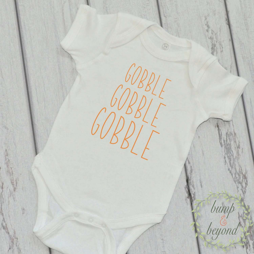 Baby Boy Thanksgiving Outfit Baby's First Thanksgiving Outfit My First Thanksgiving Newborn Thanksgiving Outfit Baby Thanksgiving Outfit 004 - Bump and Beyond Designs
