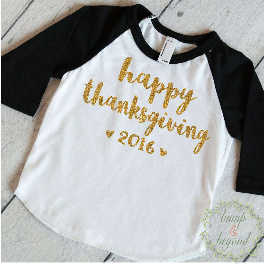 Thanksgiving Outfits for Girls, Toddler Thanksgiving Shirt, Baby First Thanksgiving Outfit, Thanksgiving Outfit Girl 020 - Bump and Beyond Designs