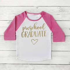 Preschool Graduation Gift, Girl Last Day of School Shirt, Preschool Grad Shirt 314 - Bump and Beyond Designs