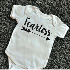 Hipster Baby Clothes Fearless Shirt Baby Girl Clothes Baby Shower Gift Arrow Bodysuit Hipster Baby Clothes 079 - Bump and Beyond Designs