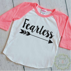 Baby Boy Clothes Fearless Baby Boy Hipster Shirt Raglan Arrow Hipster Baby Clothes 079 - Bump and Beyond Designs