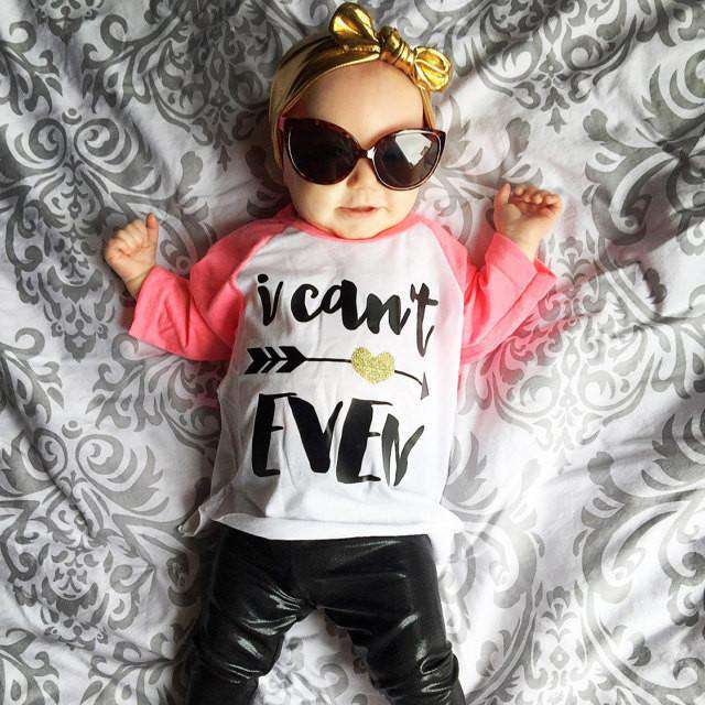 I Can't Even Shirt Girl Raglan Shirt Hipster Baby Clothes Baby Girl Clothes Hipster Shirt Baby Shower Gift 053 - Bump and Beyond Designs