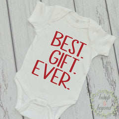 Newborn Christmas Outfit Baby Boy Christmas Outfit Baby's 1st Christmas Red White Christmas One Piece Infant Boy Christmas Best Gift 005b - Bump and Beyond Designs
