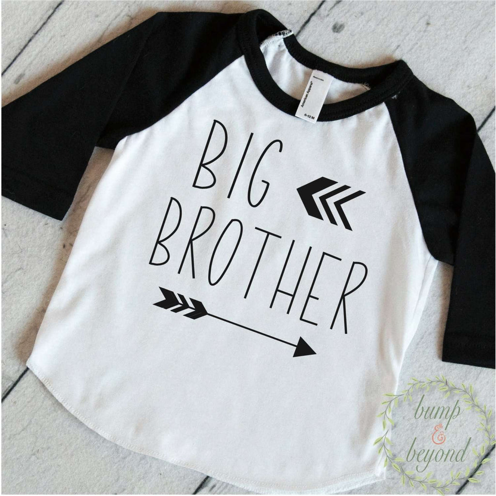 Big Brother Shirt Sibling Big Brother Gift Big Brother Little Brother Announcement Shirt Arrow Big Brother Outfit 128 - Bump and Beyond Designs