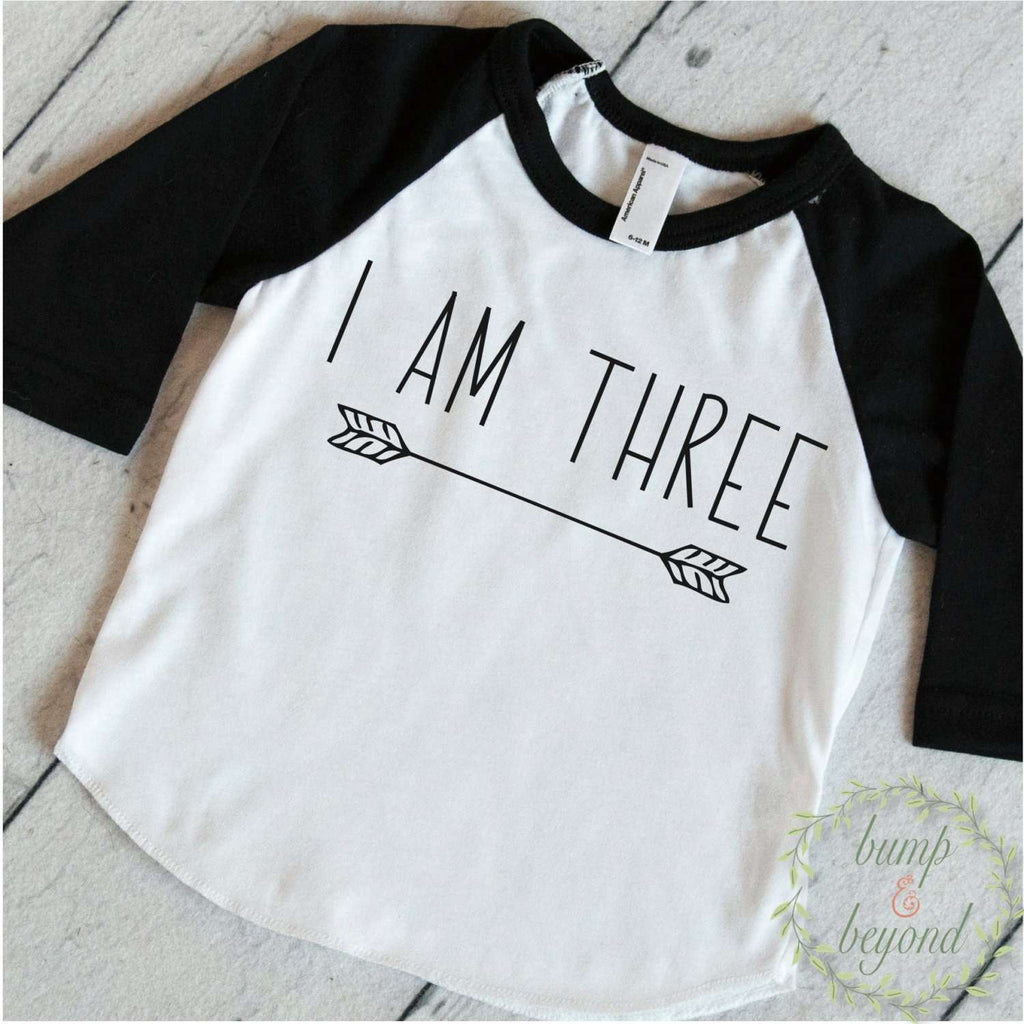 Four Year Old Birthday Shirt Boy 4 Years Old Birthday Outfit Raglan Toddler Shirt 4th Birthday Shirt Hipster Boy Clothes Modern Arrow 130 - Bump and Beyond Designs