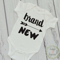 Brand New - Newborn Boy Bodysuit - Bump and Beyond Designs