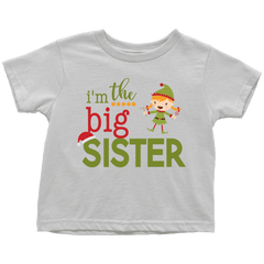 Big Sister Christmas Shirt, Pregnancy Announcement, Elf Shirt - Bump and Beyond Designs