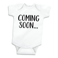 Coming Soon Pregnancy Announcement Bodysuit
