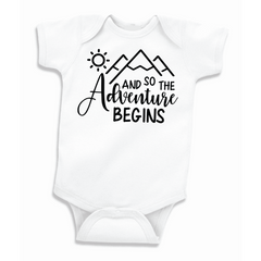 Pregnancy Announcement Bodysuit, And so the Adventure Begins