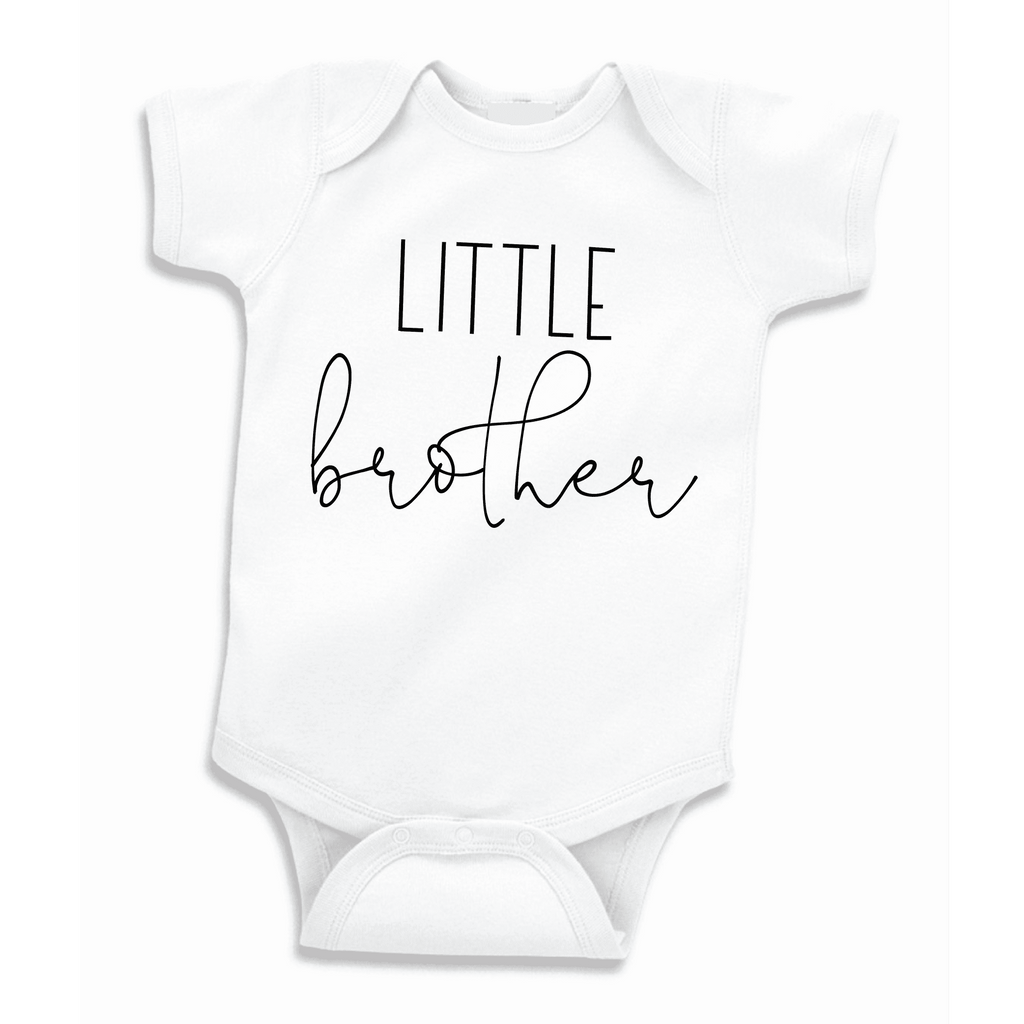 Little Brother Pregnancy Announcement to Family, Gender Reveal Bodysuit