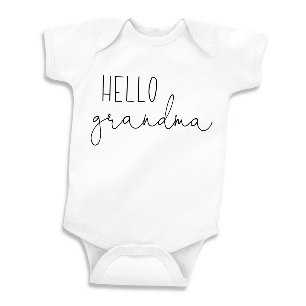 Hello Grandma Bodysuit, Pregnancy Announcement to Grandma