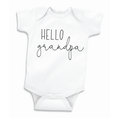 Hello Grandpa Bodysuit, Pregnancy Announcement to Grandpa