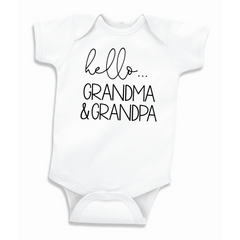 Grandma and Grandpa Pregnancy Announcement Bodysuit