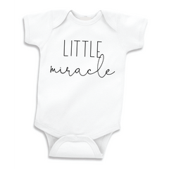 Little Miracle Pregnancy Announcement Bodysuit, Baby Shower Gift