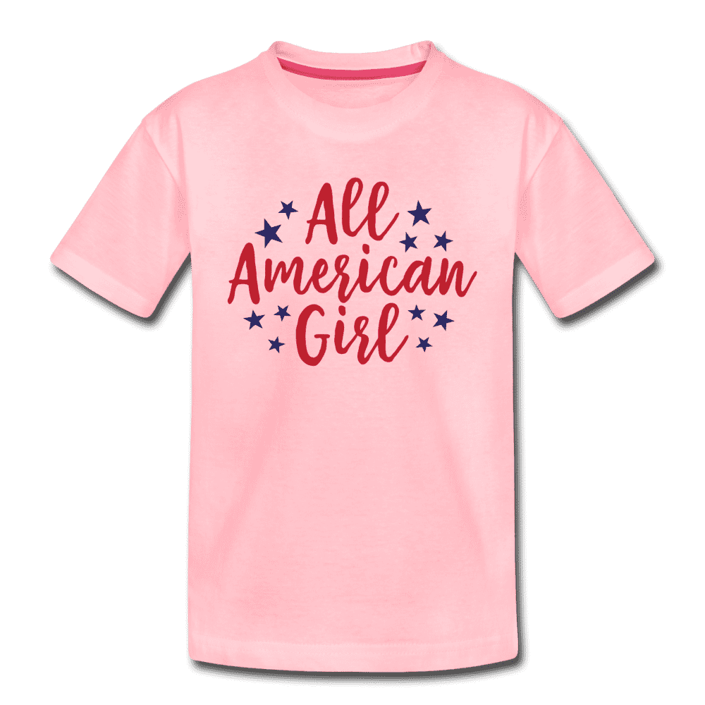 American t shirt for girls hot sale