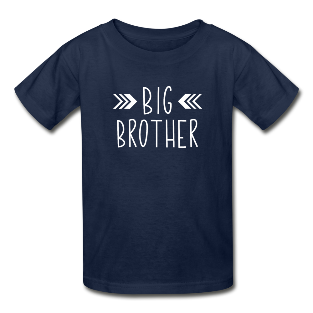 Big Brother Shirt, Hanes Youth Tagless T-Shirt - navy