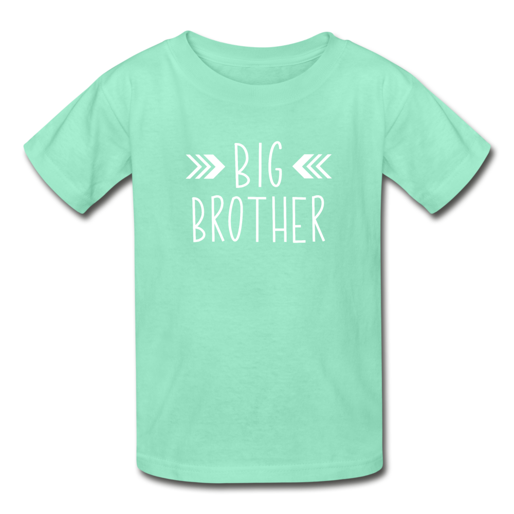 Big Brother Shirt, Hanes Youth Tagless T-Shirt - deep mint
