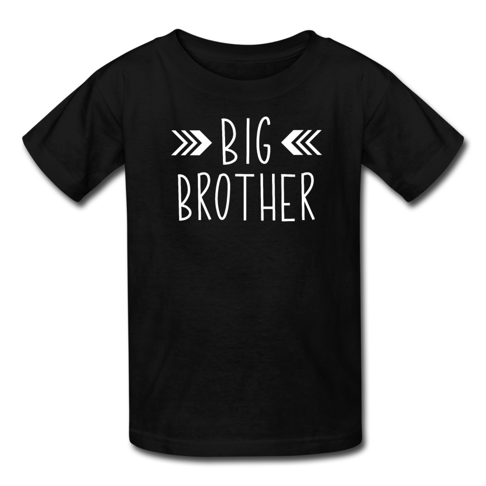 Big Brother Shirt, Kids' T-Shirt Fruit of the Loom - black