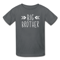 Big Brother Shirt, Kids' T-Shirt Fruit of the Loom - charcoal