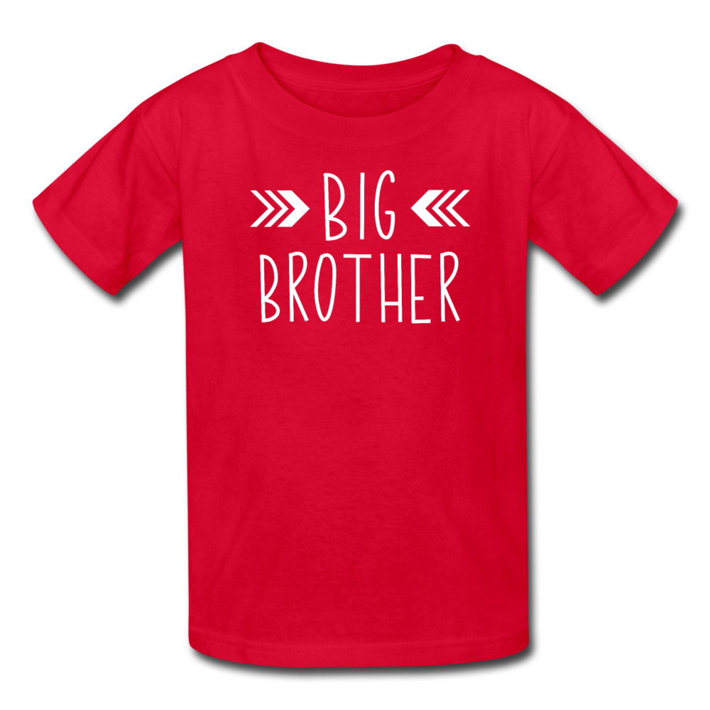 Big Brother Shirt, Kids' T-Shirt Fruit of the Loom - red