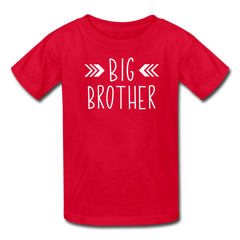 Big Brother Shirt, Kids' T-Shirt Fruit of the Loom - red