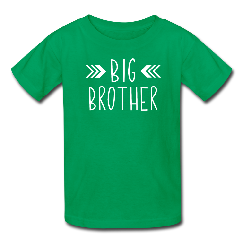 Big Brother Shirt, Kids' T-Shirt Fruit of the Loom - kelly green