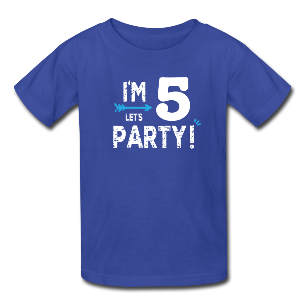 Boy 5th Birthday Shirt I m Five Lets Party Kids T Shirt Fruit of the Bump and Beyond Designs