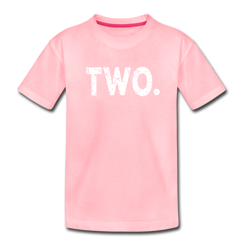 Boy 2nd Birthday Shirt, Toddler Premium T-Shirt - pink