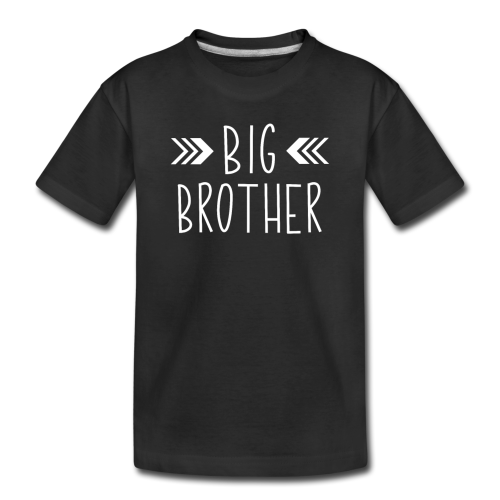 Big Brother Shirt, Toddler Premium Organic T-Shirt - black