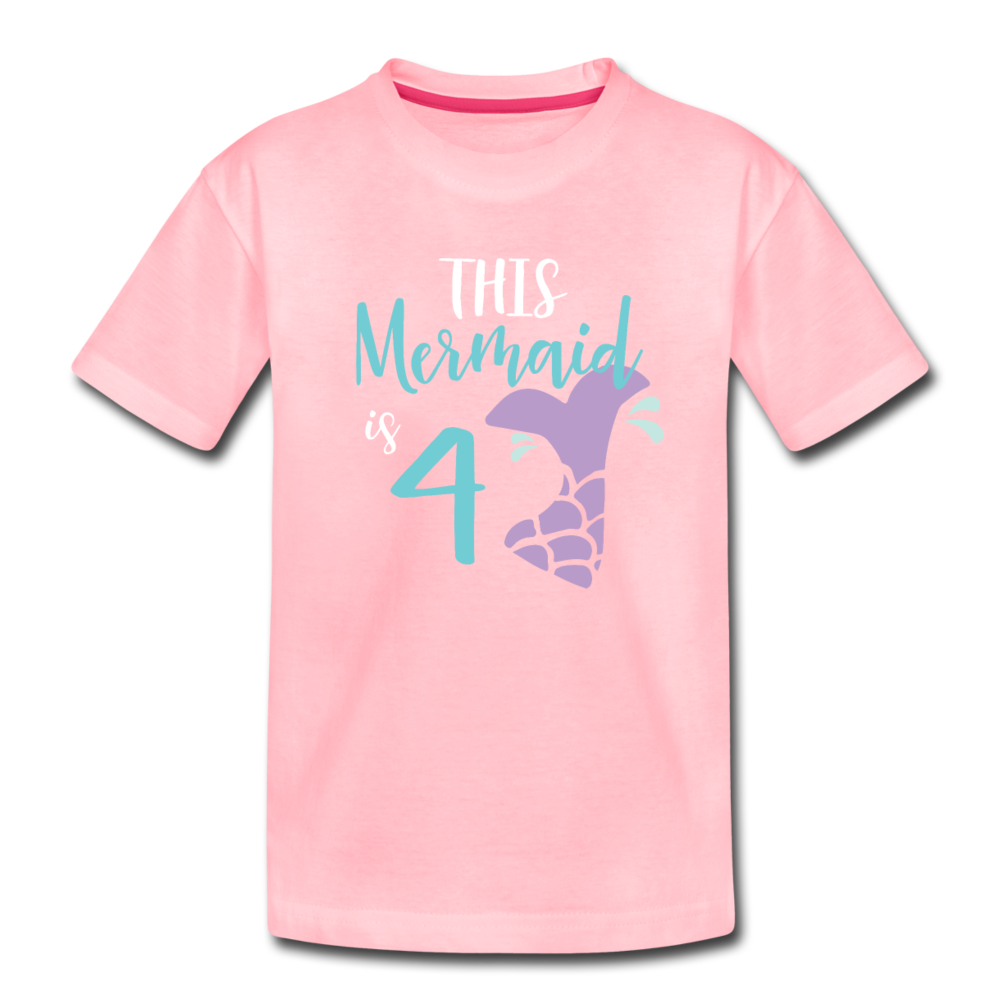 4th Birthday Girl Mermaid Shirt Toddler Premium T Shirt Bump