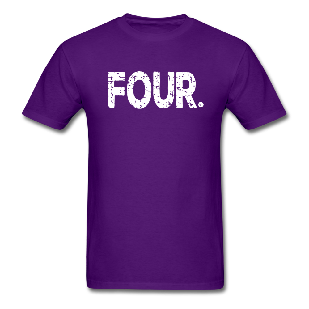 4th Birthday, Unisex Classic T-Shirt - purple