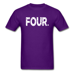 4th Birthday, Unisex Classic T-Shirt - purple