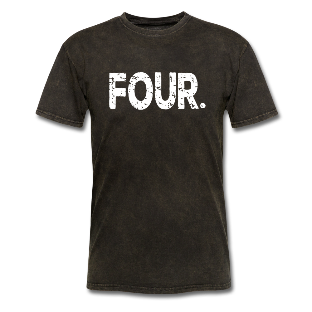 4th Birthday, Unisex Classic T-Shirt - mineral black