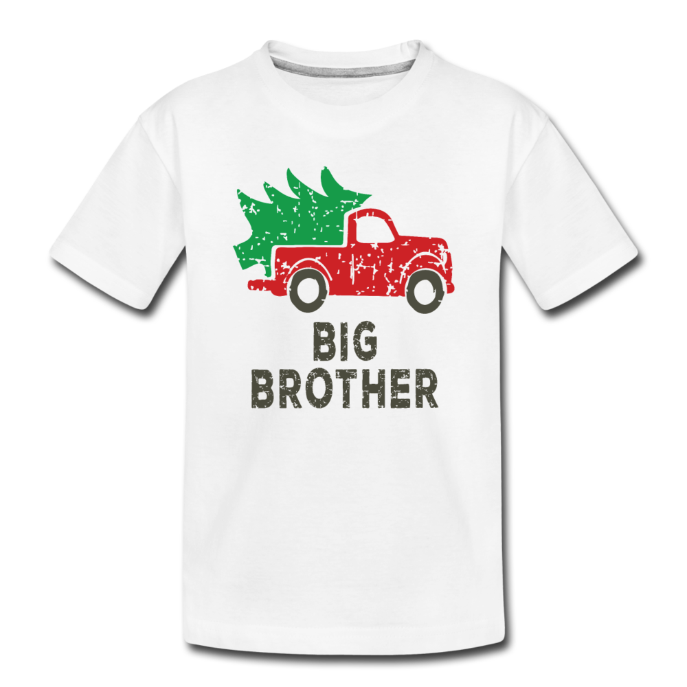 Christmas Big Brother Tee Toddler Premium T Shirt Bump and